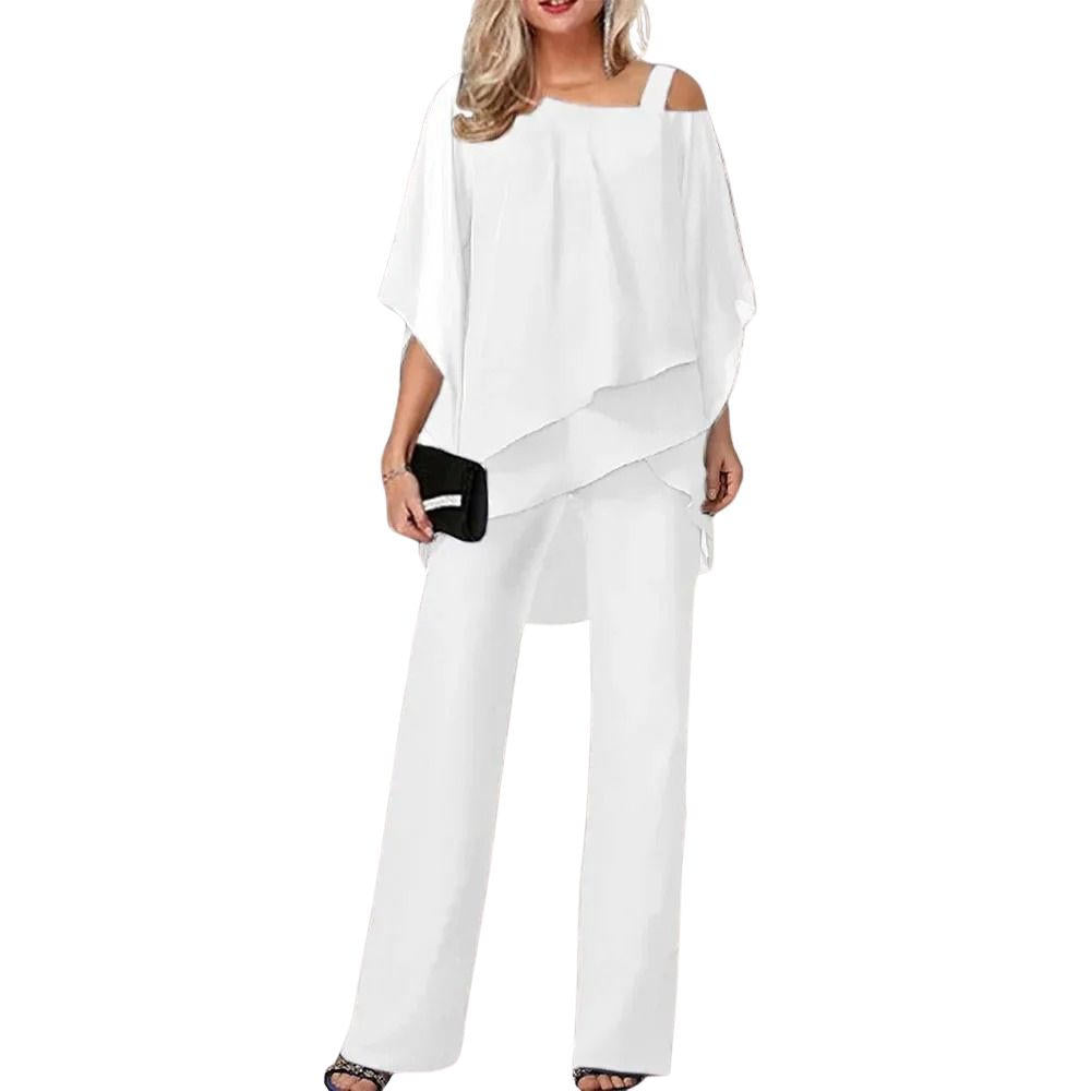 Serena™ | Elegant Chiffon Festive Pantsuit