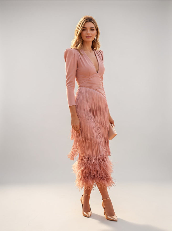 Sofia™ | Elegant Fringe Dress