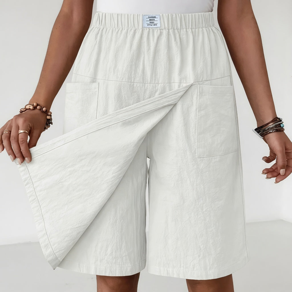 Libertine™ | Elastic Waist Wrap-Front Skort