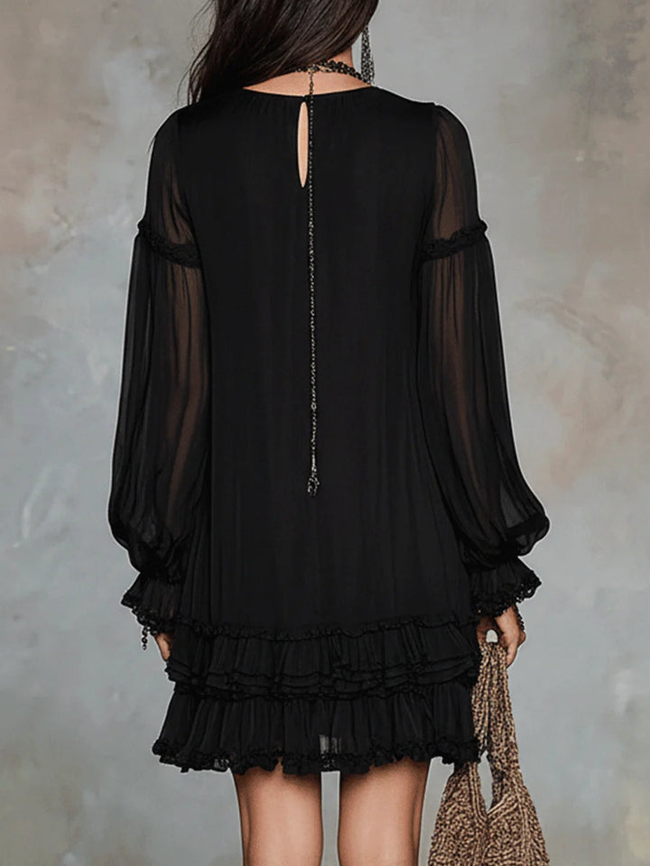 Oriella™ | Elegant Ruffle Mini Dress
