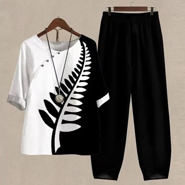 Lilou | Elegant Two-Piece Spring Summer Set