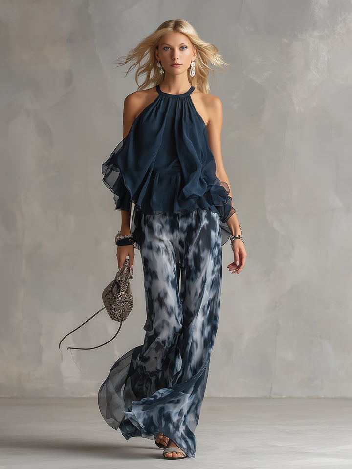 Ludovica – Elegant chiffon set