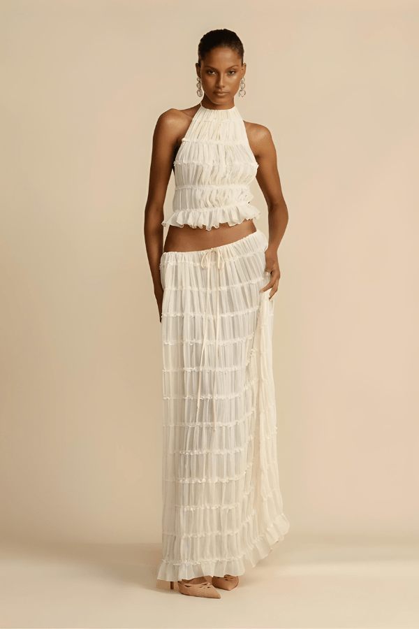 Arabella™ | Elegant Halter Summer Set