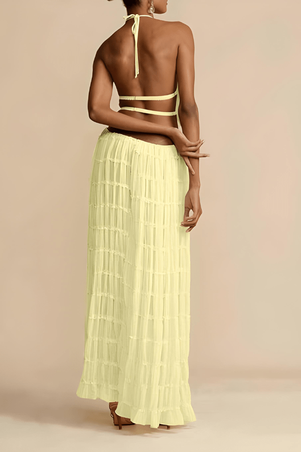 Arabella™ | Elegant Halter Summer Set