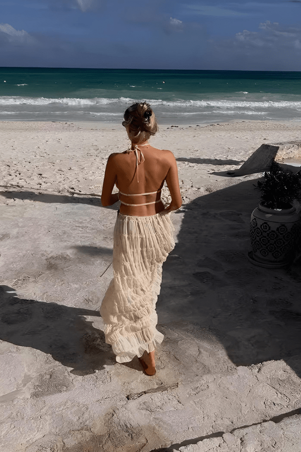 Arabella™ | Elegant Halter Summer Set