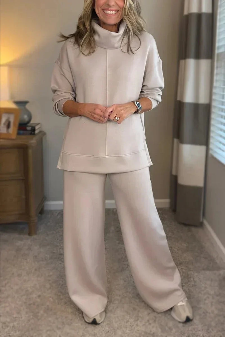 Livia – Comfortabele set met colkraag