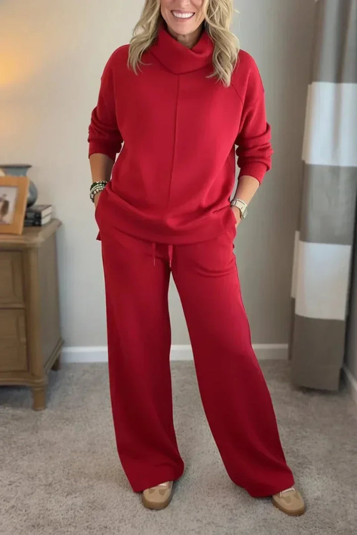 Livia – Comfortabele set met colkraag