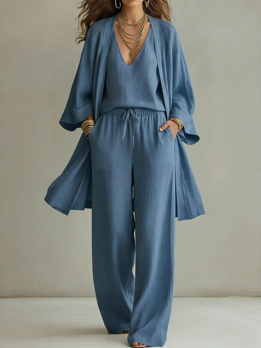 Solene | Minimalist Cotton Linen Set