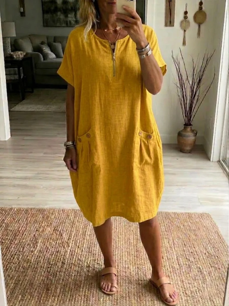Tessa™ | Everyday Zip-Front Dress