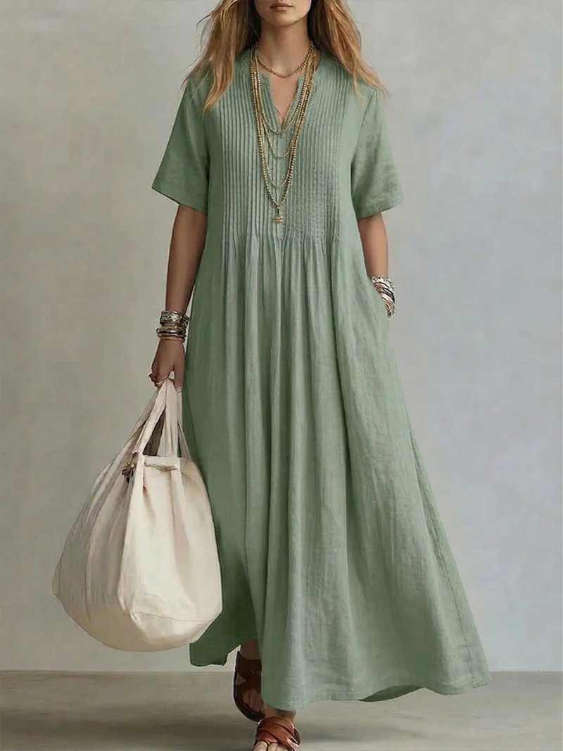 Nathalia™ | Pleated Dress