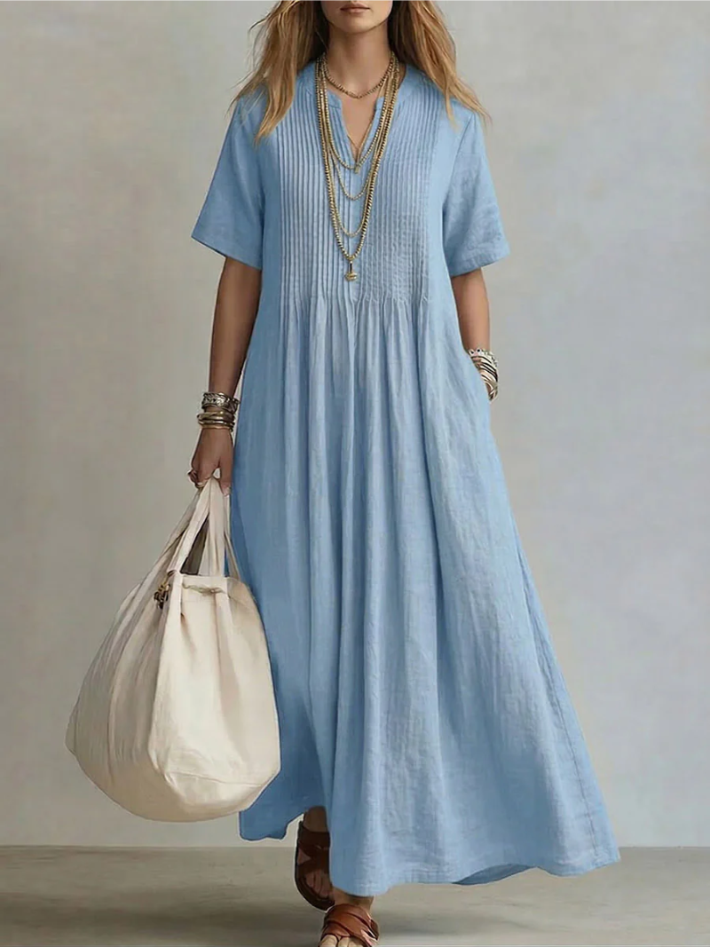 Nathalia™ | Pleated Dress