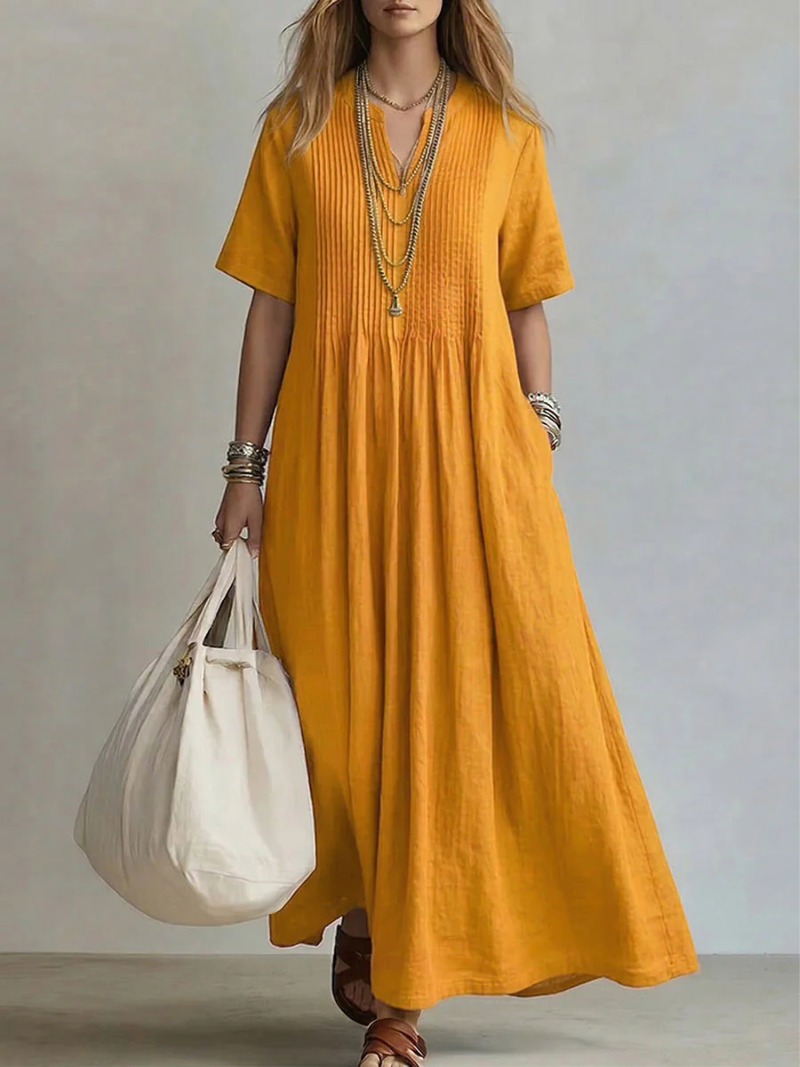 Nathalia™ | Pleated Dress