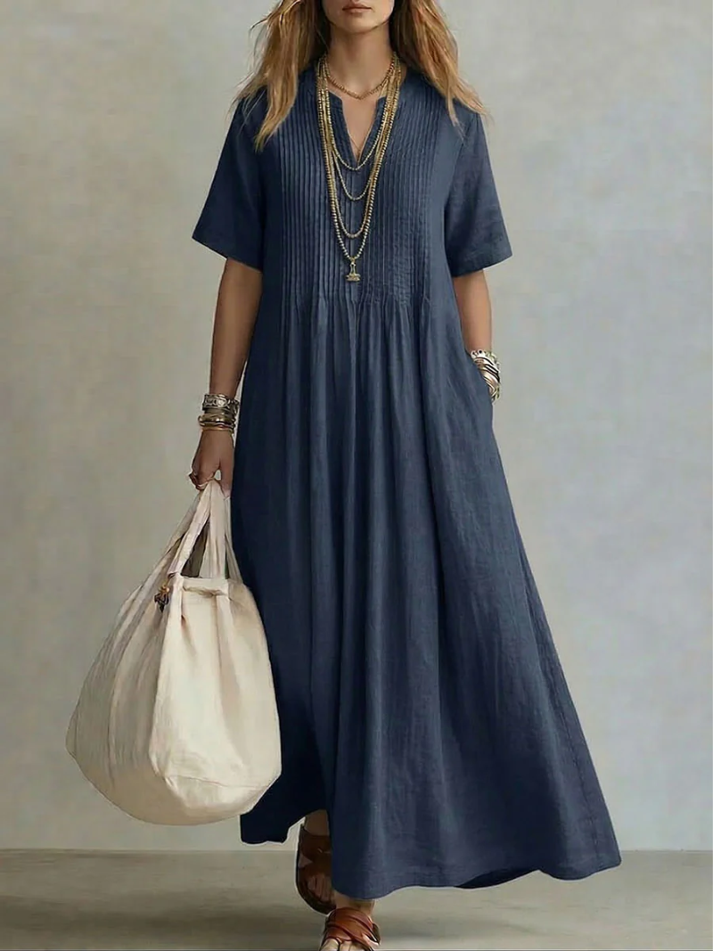 Nathalia™ | Pleated Dress