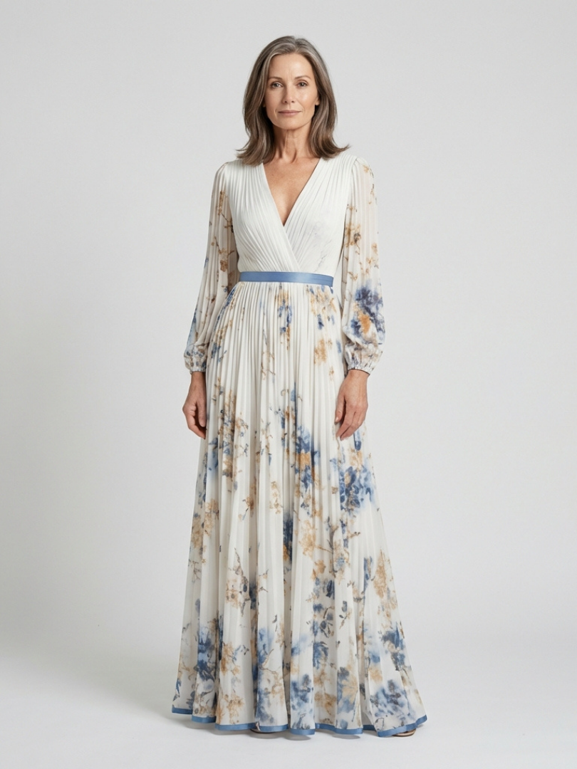 Clarissa | Elegant Summer V-neck Dress