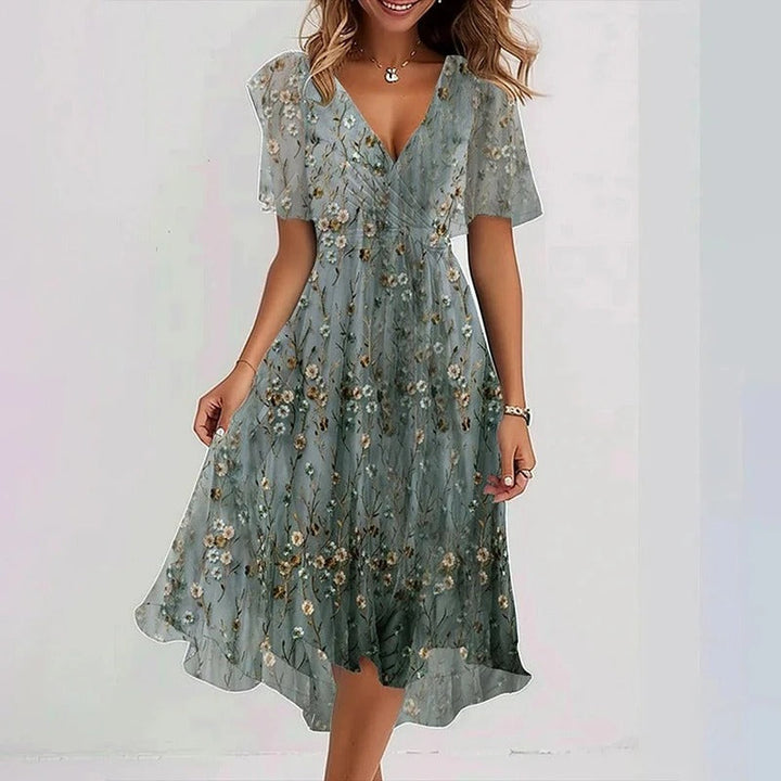 Yara™ | Elegant Floral Dress