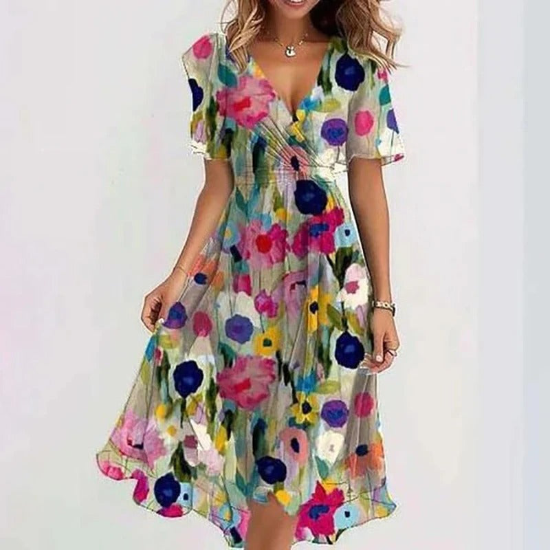 Yara™ | Elegant Floral Dress