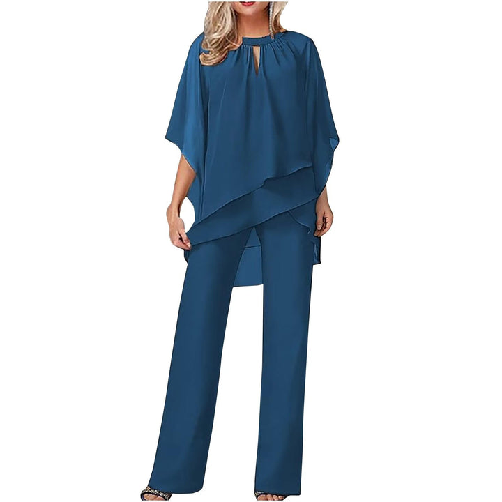 Serena™ | Elegant Chiffon Festive Pantsuit