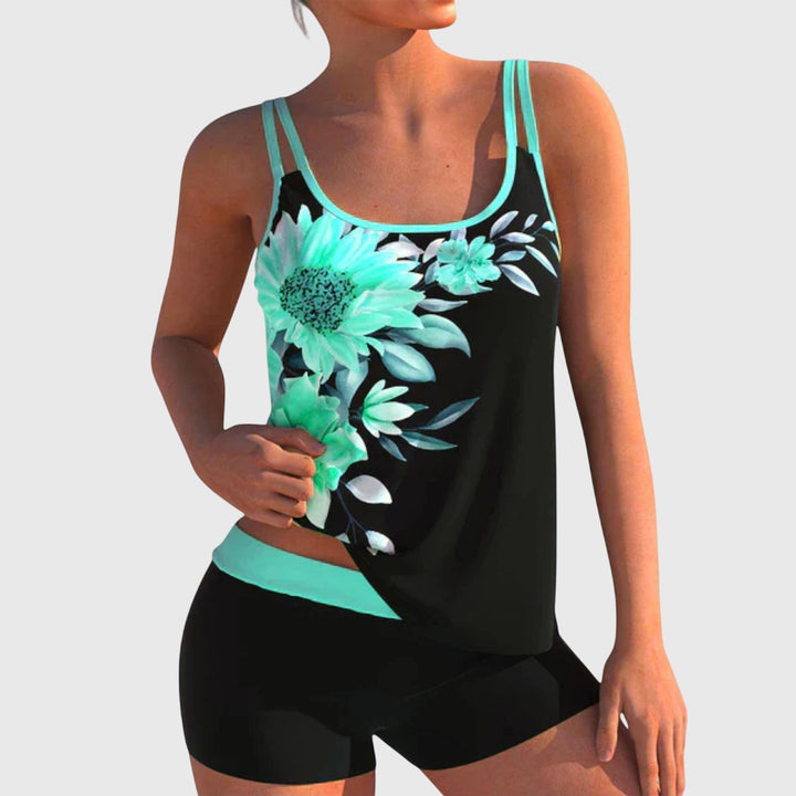 Flor | Floral Tummy-Control Swim Set