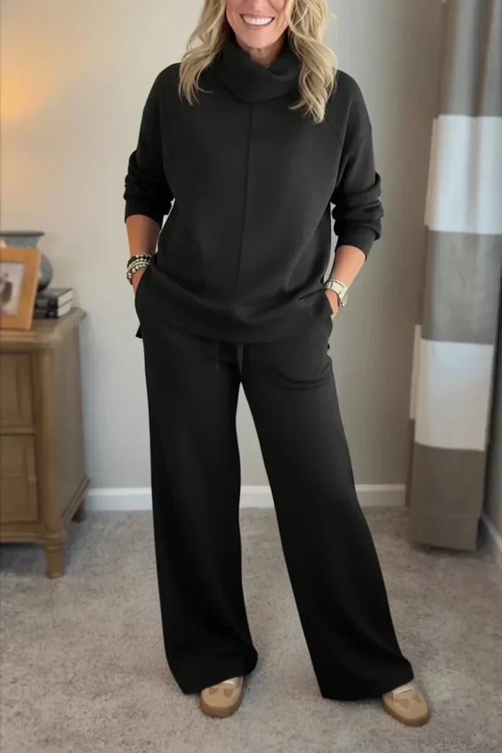 Livia – Comfortabele set met colkraag