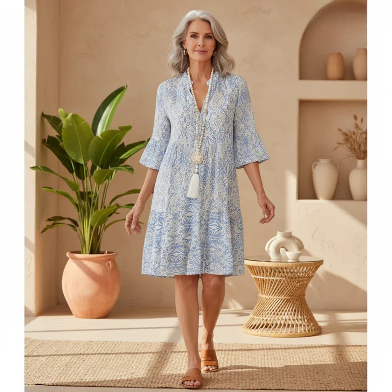 LIANE™ | Graceful Boho Mini Dress