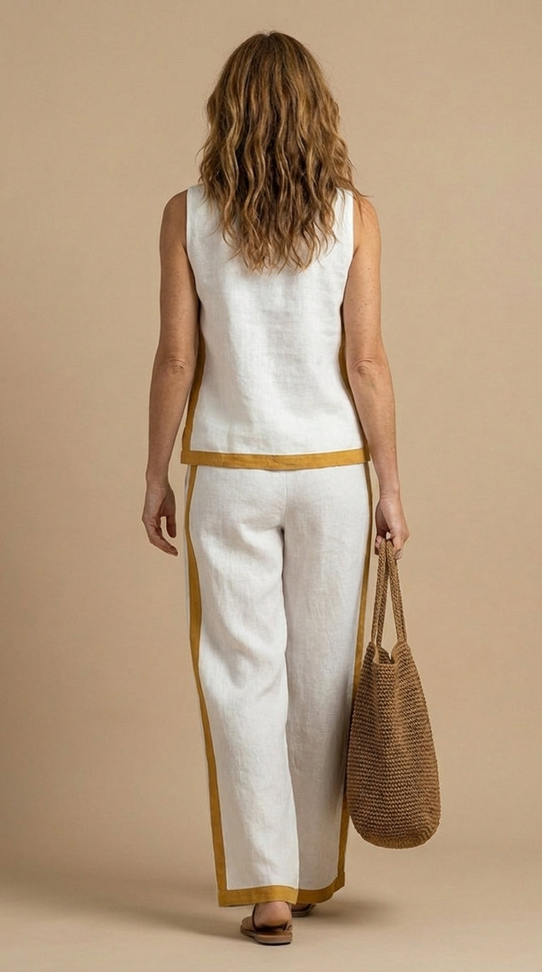 Mia™ | Linen and Cotton Breezy Two-Piece Set