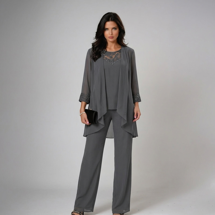 Iva | Elegant Three-Piece Lace Set