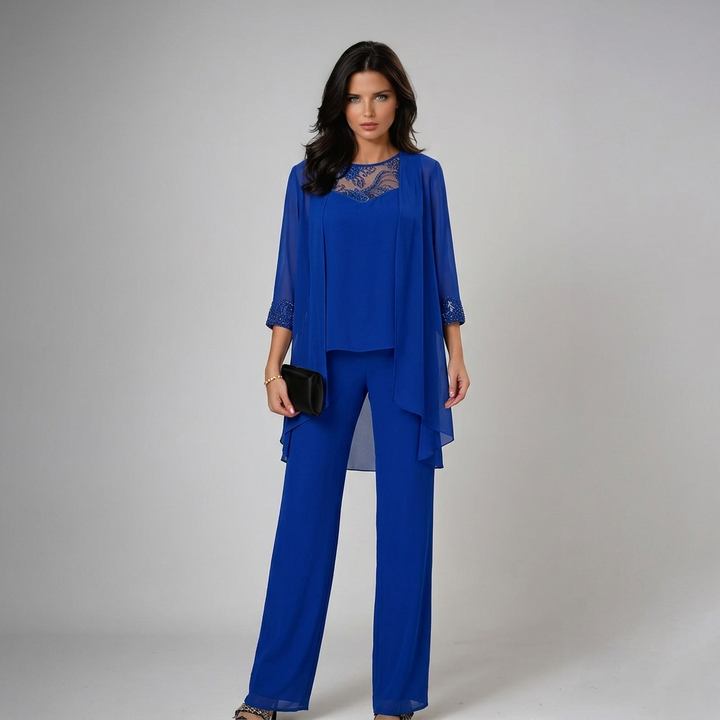Iva | Elegant Three-Piece Lace Set