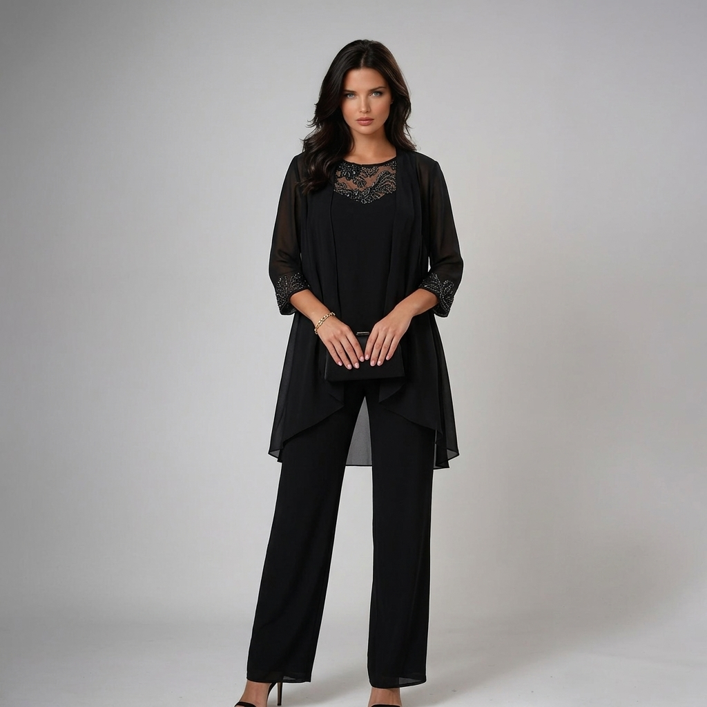 Iva | Elegant Three-Piece Lace Set