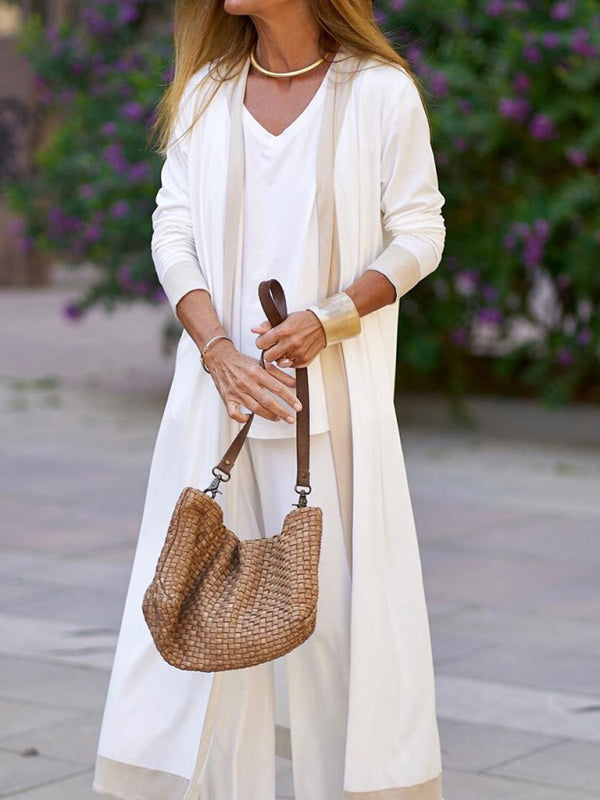 Aveline™ | Contrast Layered Vest & Trousers Set