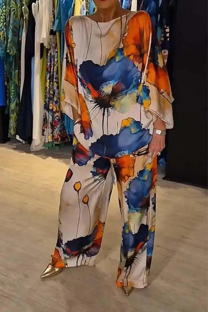 Lieke™ | Elegant Floral Two-Piece Set