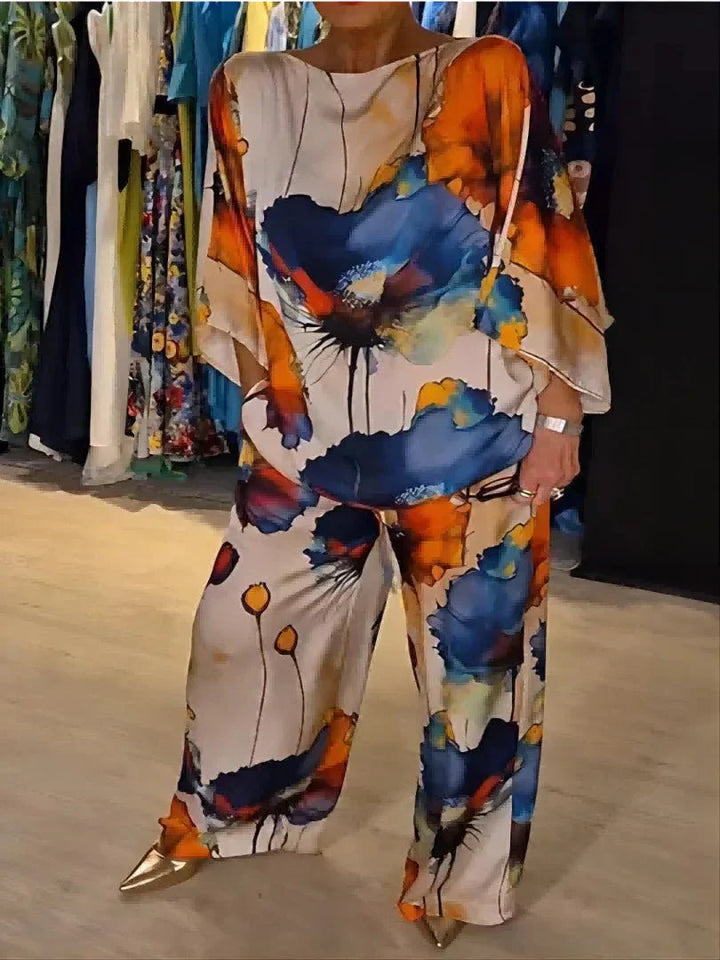 Lieke™ | Elegant Floral Two-Piece Set