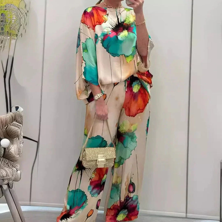 Lieke™ | Elegant Floral Two-Piece Set