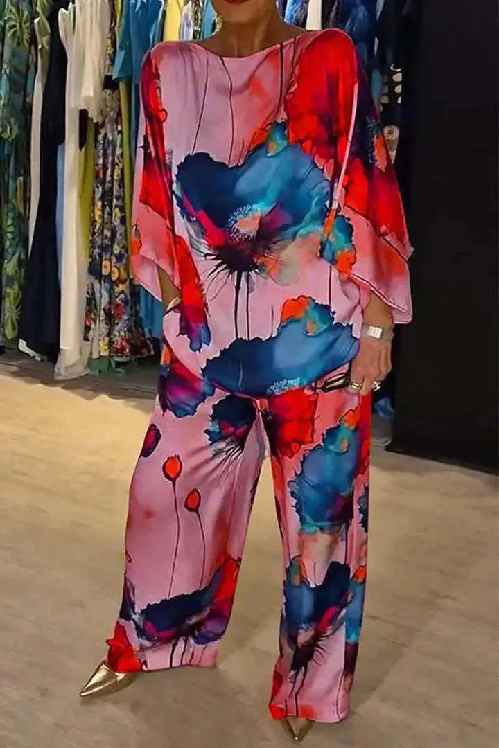 Lieke™ | Elegant Floral Two-Piece Set