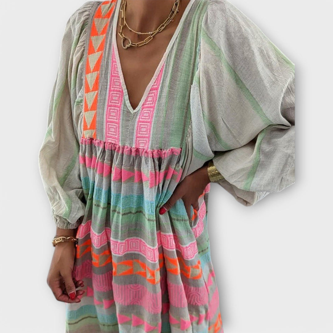 Dana™ | Colourful A-line Dress
