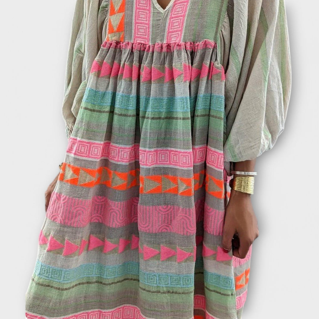 Dana™ | Colourful A-line Dress
