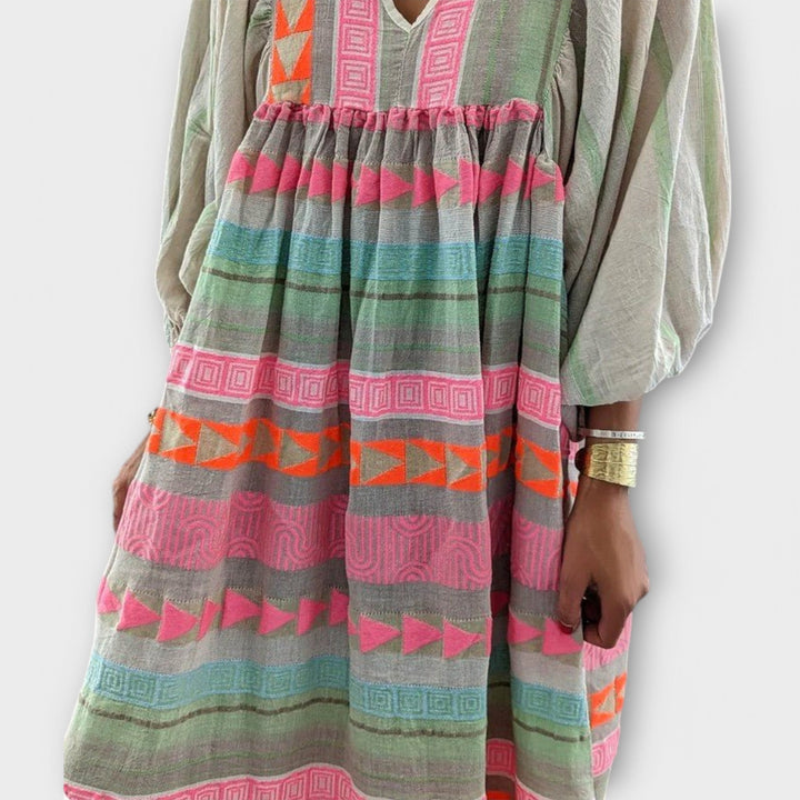 Dana™ | Colourful A-line Dress