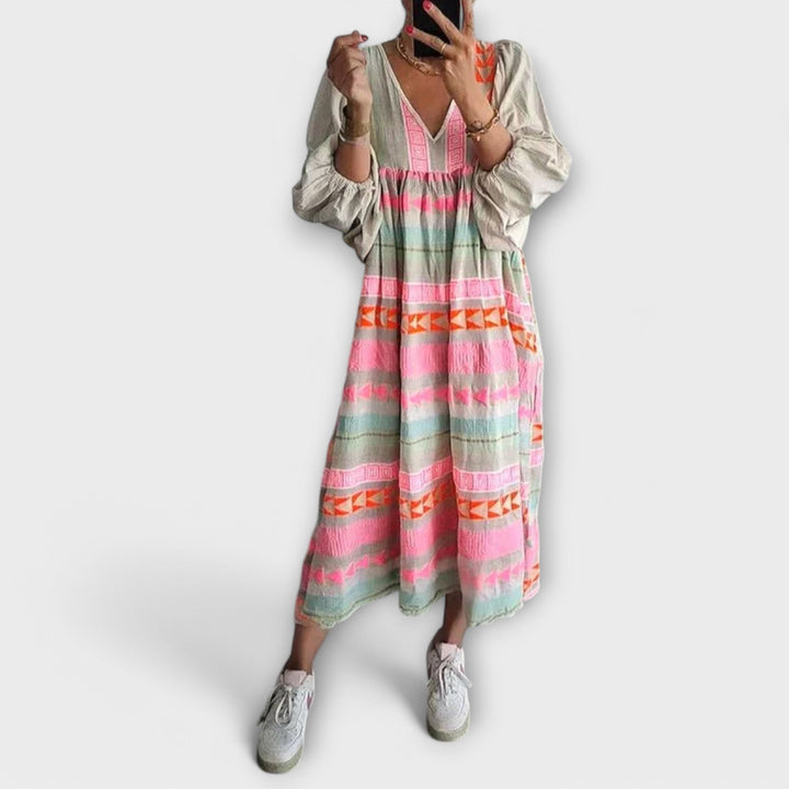 Dana™ | Colourful A-line Dress