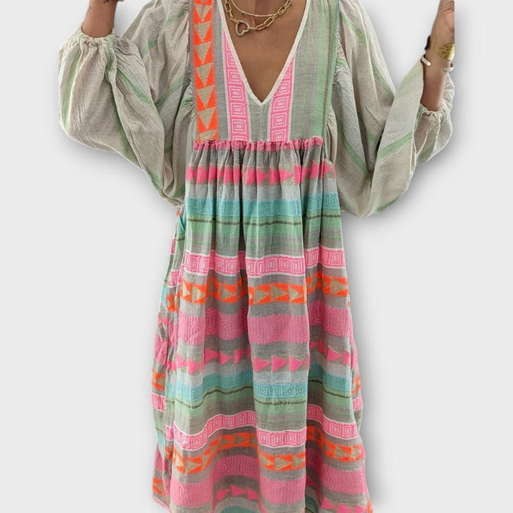 Dana™ | Colourful A-line Dress