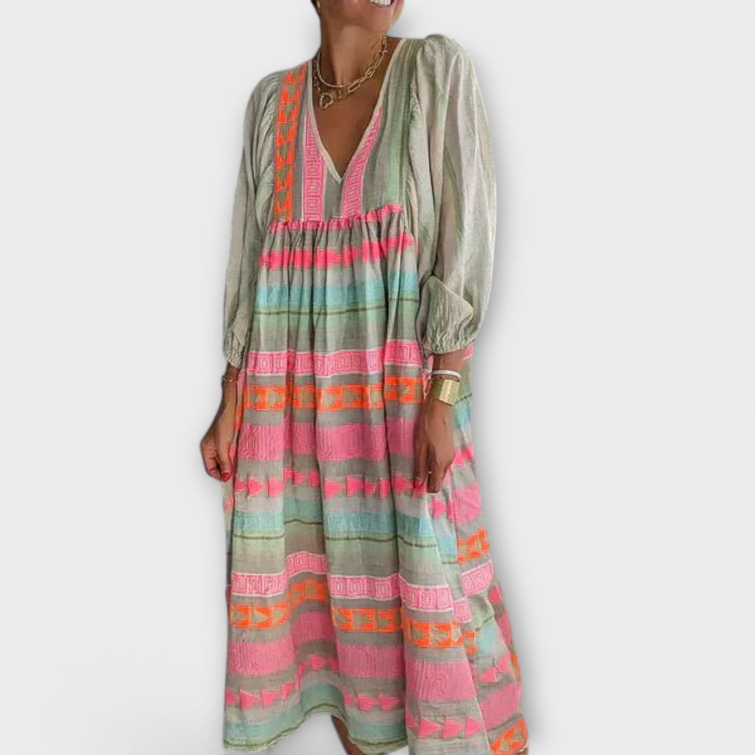 Dana™ | Colourful A-line Dress
