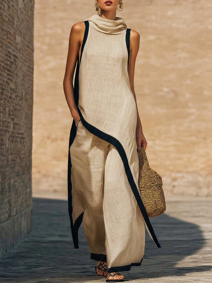 Gilat™ | Artistic Cotton-Linen Two-Piece Set