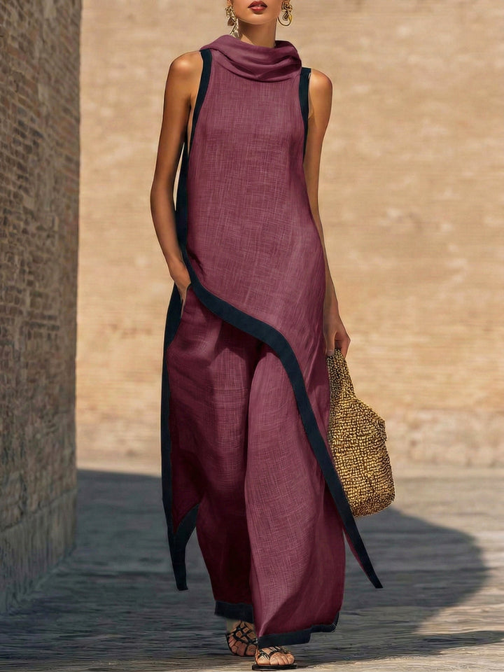 Gilat™ | Artistic Cotton-Linen Two-Piece Set