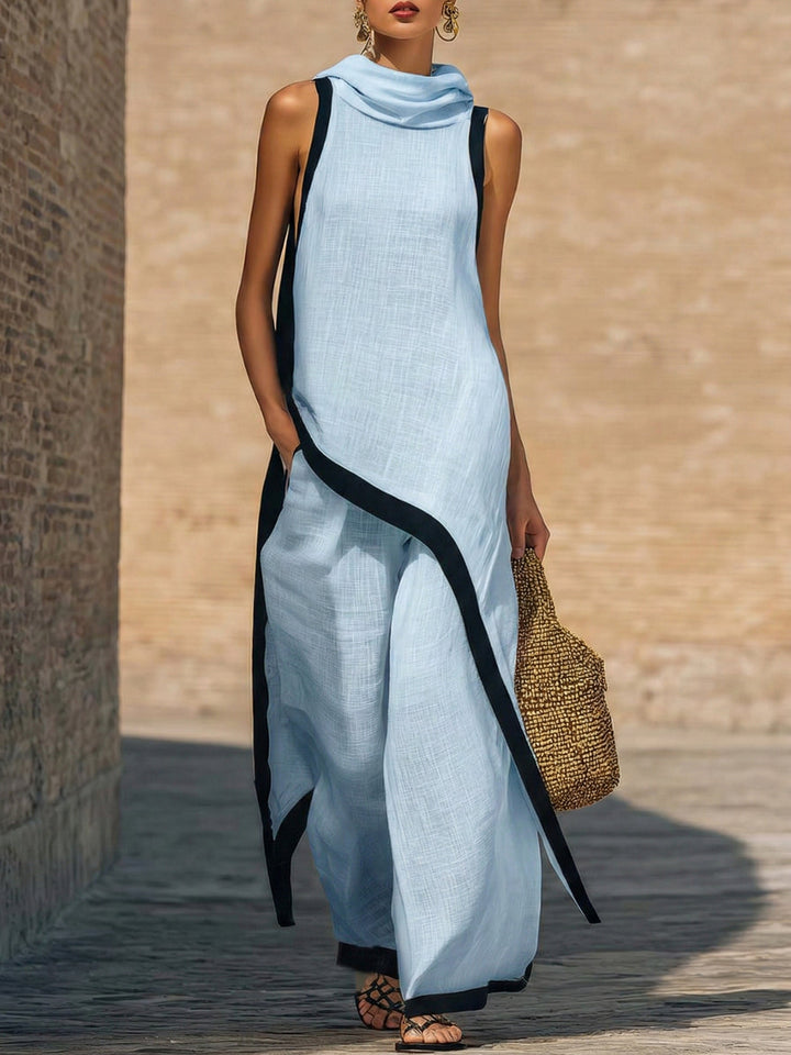 Gilat™ | Artistic Cotton-Linen Two-Piece Set