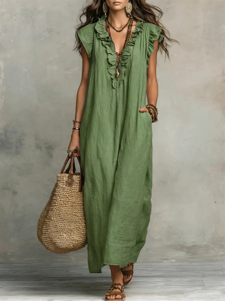 Carmela™ – Ruffled Long Dress