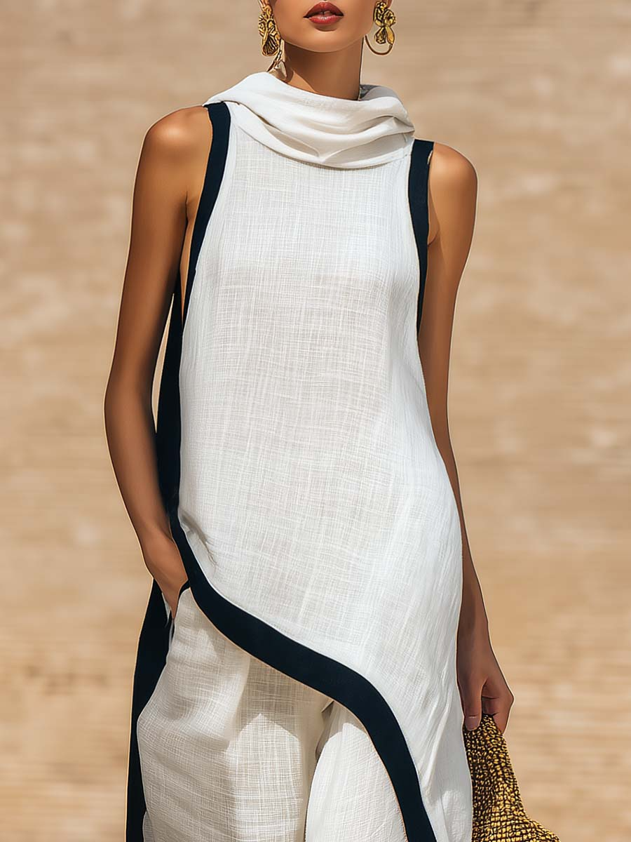 Gilat™ | Artistic Cotton-Linen Two-Piece Set