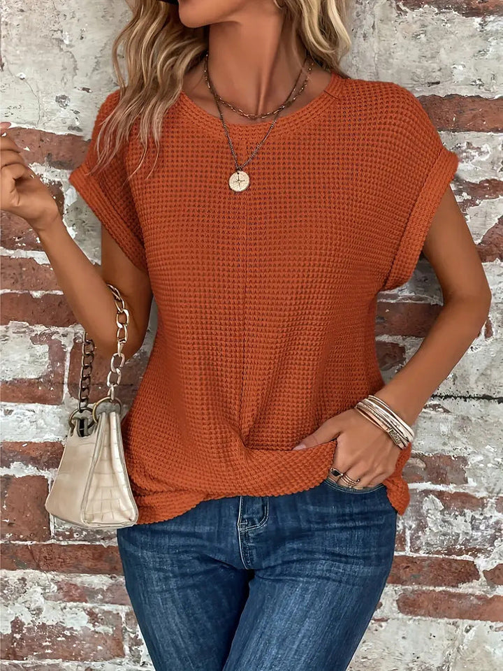 Sophie™ | Sweetheart Round Neck T-Shirt  Effortless Style. Everyday Comfort.