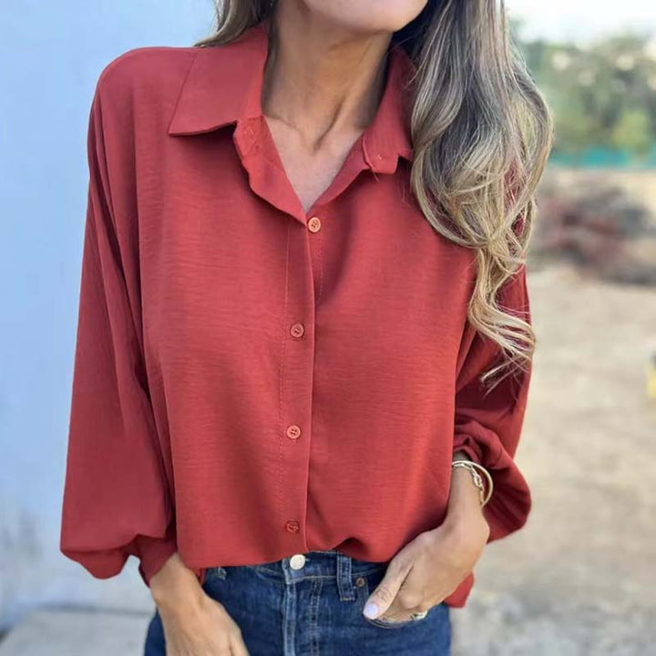 Hollynn™ | Elegant Button-Down Blouse