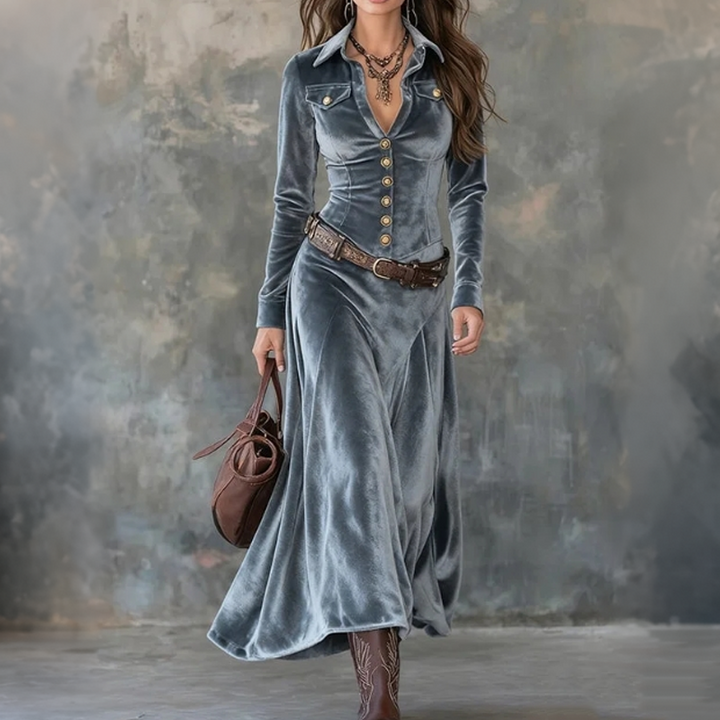 Vena™ | Modern Flowy Maxi Dress