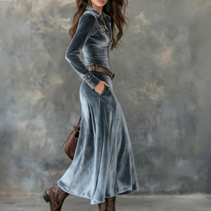 Vena™ | Modern Flowy Maxi Dress