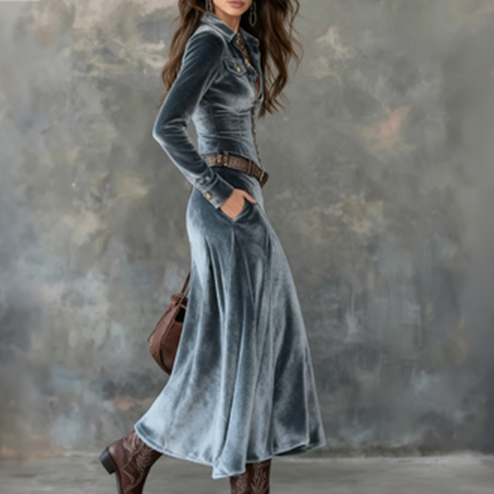 Vena™ | Modern Flowy Maxi Dress