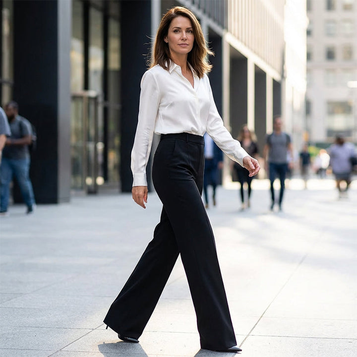 Valeria™ | High-Waist Tailored Trousers
